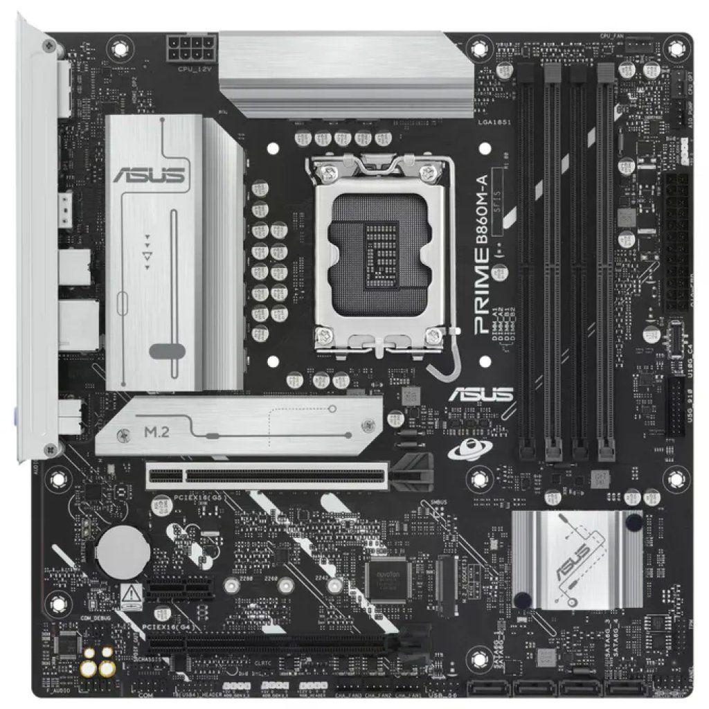 ASUS PRIME B860M-A-CSM Scheda Madre Micro-ATX DDR5 LGA 1851 ASUS PRIME B860M-A-CSM Scheda Madre Micro-ATX DDR5 LGA 1851