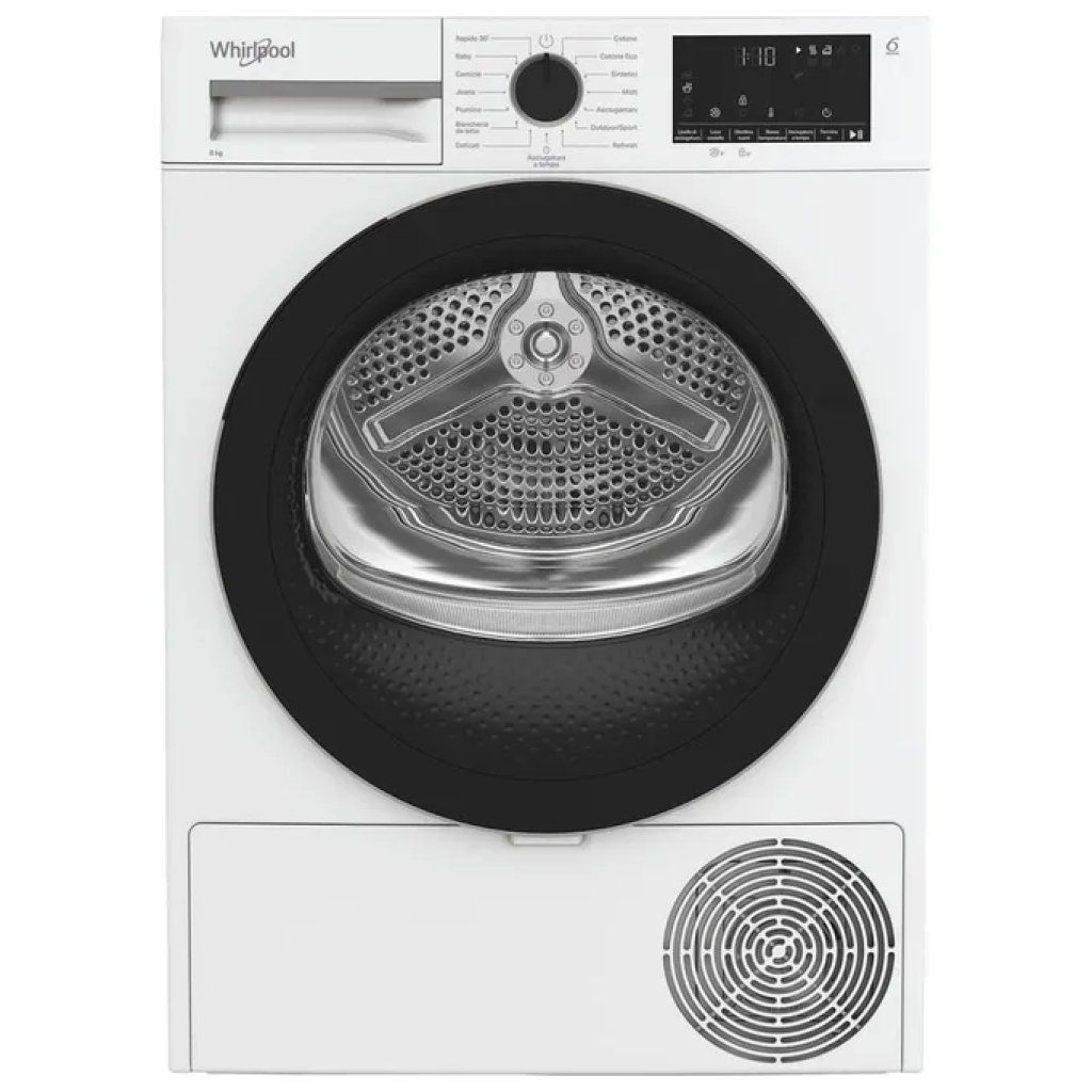 Whirlpool C WD 83M WBS IT – Asciugatrice a Pompa di Calore 8 kg Whirlpool C WD 83M WBS IT – Asciugatrice a Pompa di Calore 8 kg
