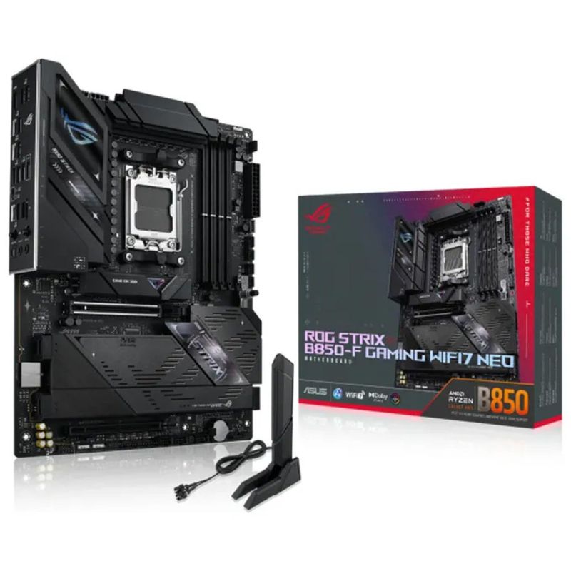 ASUS Scheda Madre ATX ROG Strix B850-F Gaming WiFi7 Neo AMD DDR5 PCIe 5.0 WiFi 7 ASUS Scheda Madre ATX ROG Strix B850-F Gaming WiFi7 Neo AMD DDR5 PCIe 5.0 WiFi 7