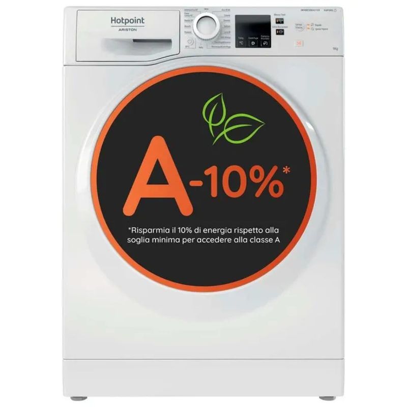 Hotpoint Lavatrice Hotpoint NF97WK IT 9 kg 1400 giri/min Classe A con Vapore e Motore Inverter
