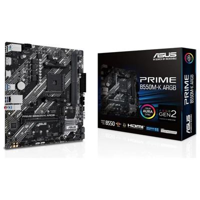 ASUS PRIME B550M-K ARGB Scheda Madre Micro-ATX AM4