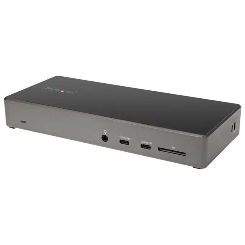 STARTECH.COM StarTech DK31C2DHSPDUE Docking Station USB-C Triplo Monitor 4K 100W Power Delivery 2x DisplayPort 1