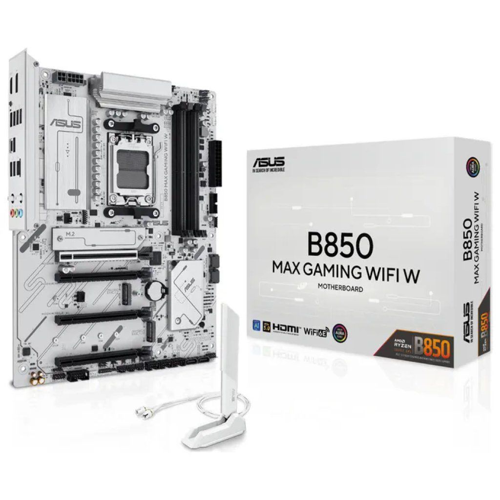 ASUS B850 MAX GAMING WIFI W – Scheda madre ATX AM5 ASUS B850 MAX GAMING WIFI W – Scheda madre ATX AM5