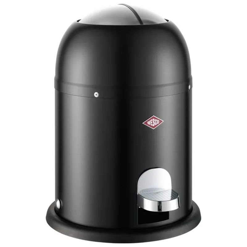 Wesco Mini Master Cestino a Pedale 6 L Nero