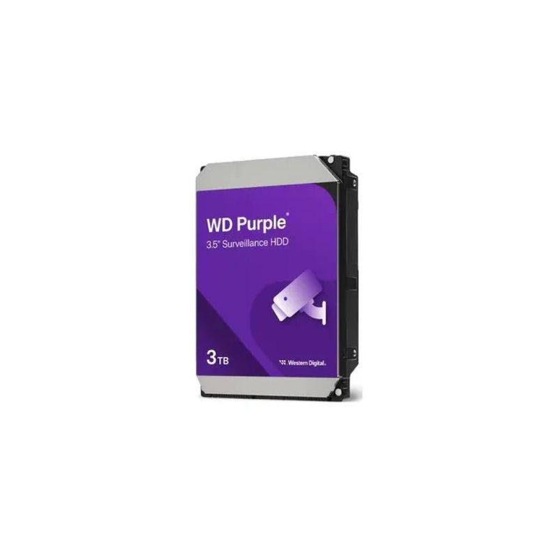 Western Digital WD34PURZ-SPCPDY0 Purple Disco Rigido Interno 3 TB 5400 Giri-min 128 MB SATA III 3.5'' colore Nero Western Digital WD34PURZ-SPCPDY0 Purple Disco Rigido Interno 3 TB 5400 Giri-min 128 MB SATA III 3.5'' colore Nero