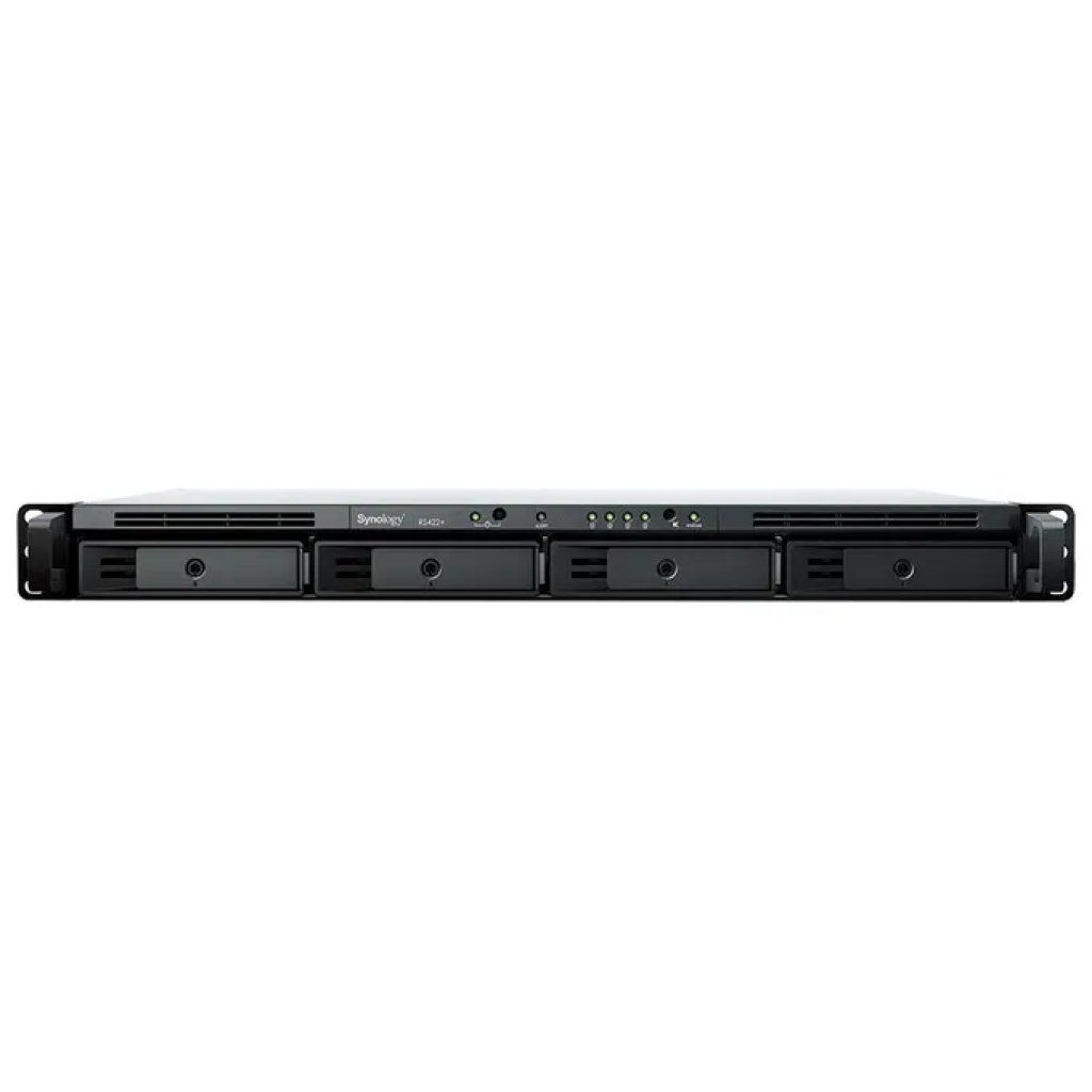 Synology RackStation RS422+ NAS rack 1U, 4 bay, AMD Ryzen R1600, 2 GB DDR4, 2 porte LAN 1 GbE Synology RackStation RS422+ NAS rack 1U, 4 bay, AMD Ryzen R1600, 2 GB DDR4, 2 porte LAN 1 GbE