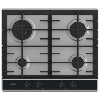 Haier HAHG6BR4XH Piano Cottura a Gas 4 Fuochi Inox Haier HAHG6BR4XH Piano Cottura a Gas 4 Fuochi Inox