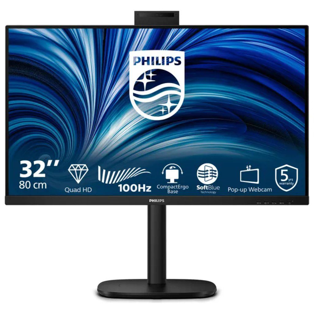 PHILIPS Monitor Philips 32B2U3601H/00 31,5 PHILIPS Monitor Philips 32B2U3601H/00 31,5" QHD IPS Nero