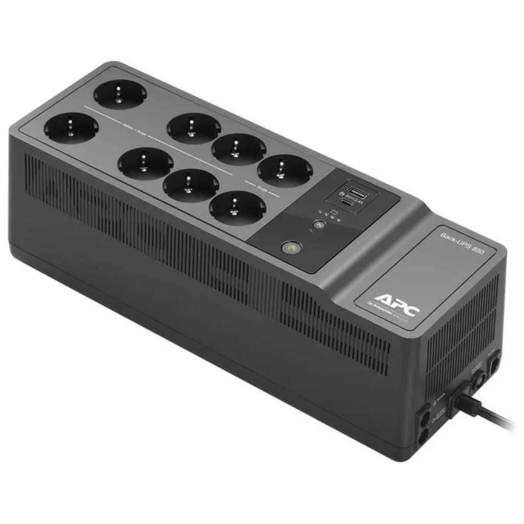 APC Back-UPS BE850G2-GR UPS 850 VA, 520 W, 8 prese Tipo F, USB