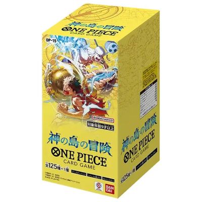 Bandai One Piece Card Game OP-15 Adventure on Kami's Island - Booster Box Giapponese, 24 Buste Bandai One Piece Card Game OP-15 Adventure on Kami's Island - Booster Box Giapponese, 24 Buste