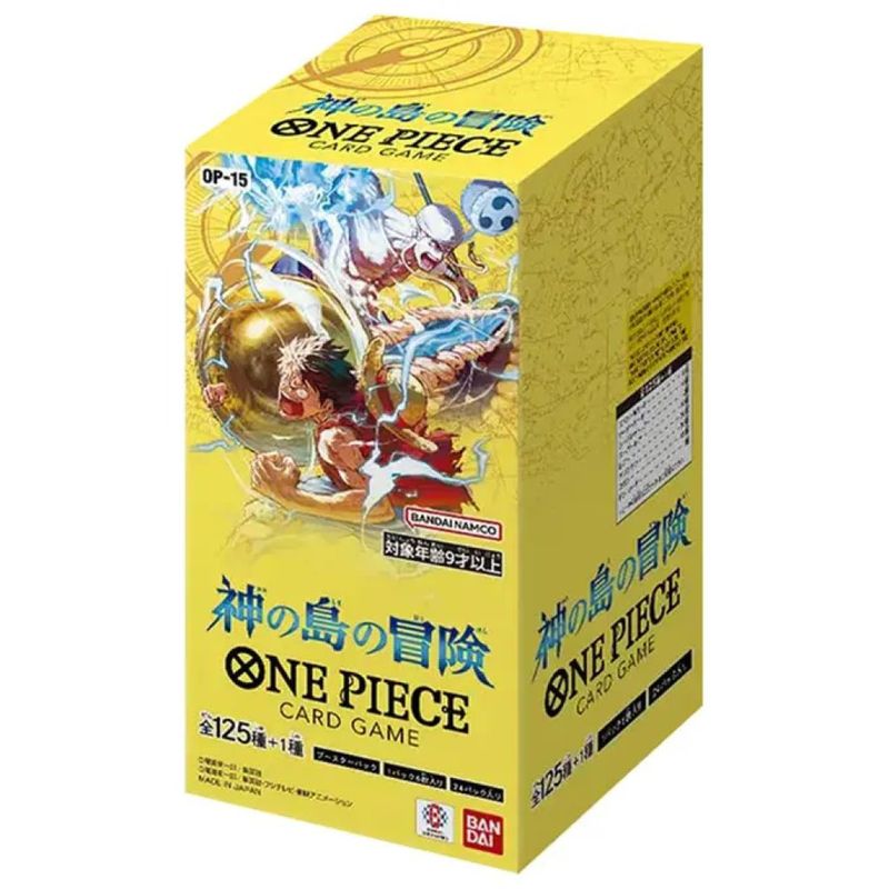 Bandai One Piece Card Game OP-15 Adventure on Kami's Island - Booster Box Giapponese, 24 Buste