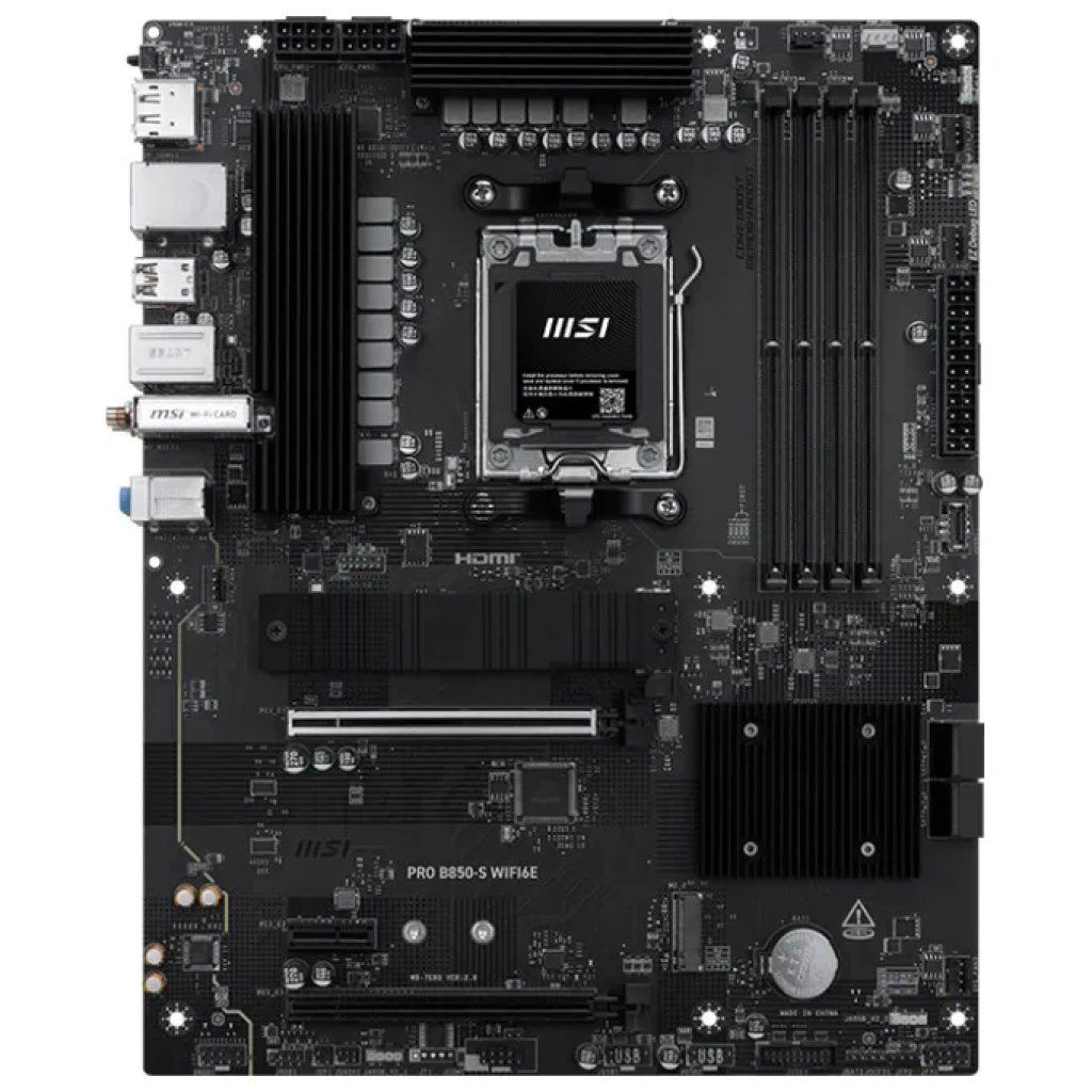 MSI PRO B850-S WiFi 6E Scheda Madre ATX AM5 MSI PRO B850-S WiFi 6E Scheda Madre ATX AM5