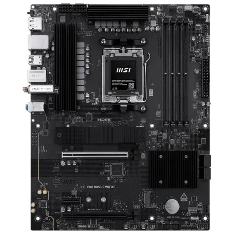 MSI Pro B850-S Wifi6E scheda madre Amd B850 Socket Am5 Atx MSI Pro B850-S Wifi6E scheda madre Amd B850 Socket Am5 Atx