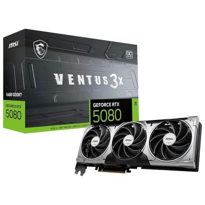 MSI GeForce RTX 5080 VENTUS 3X OC 16 GB GDDR7