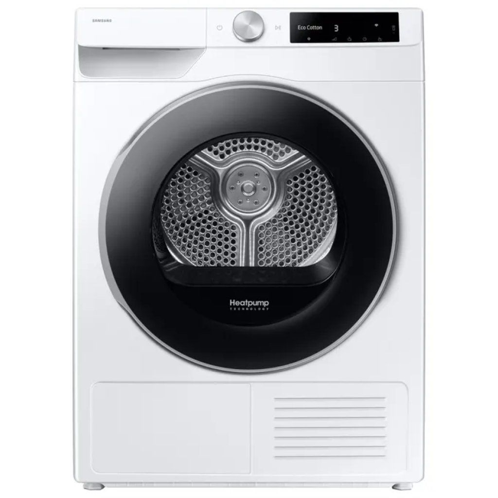 Samsung DV90DG6845LE Series 6 Asciugatrice a Pompa di Calore 9 kg, Wi-Fi, Bianca