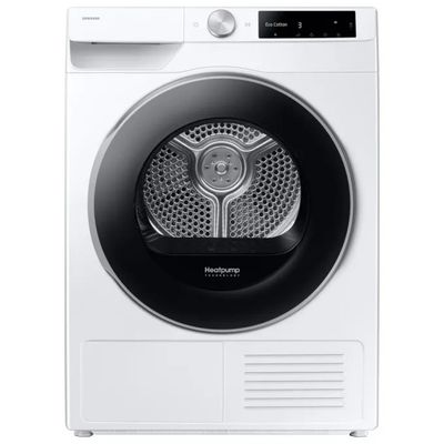Samsung DV90DG6845LE Series 6 Asciugatrice a Pompa di Calore 9 kg, Wi-Fi, Bianca