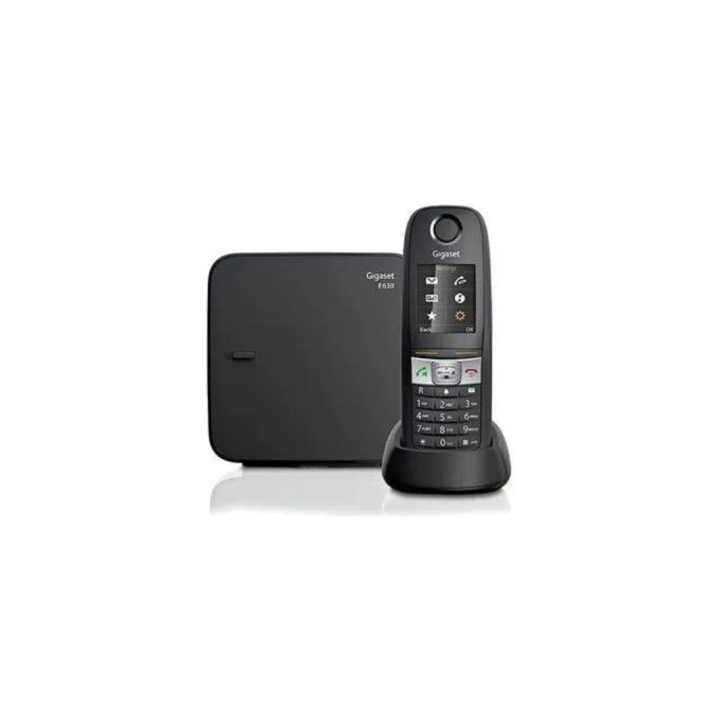 Gigaset E630 S30852-H2503-K101 Telefono Cordless DECT IP65 Antiurto Vibrazione Torcia LED Display TFT 1