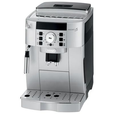 DELONGHI De’Longhi Magnifica S ECAM 22.110.SB Macchina da Caffè Automatica, 15 bar, 1,8 L, Nero e Argento