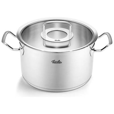 Fissler Original Profi Collection – Pentola inox 24 cm con coperchio in vetro Fissler Original Profi Collection – Pentola inox 24 cm con coperchio in vetro