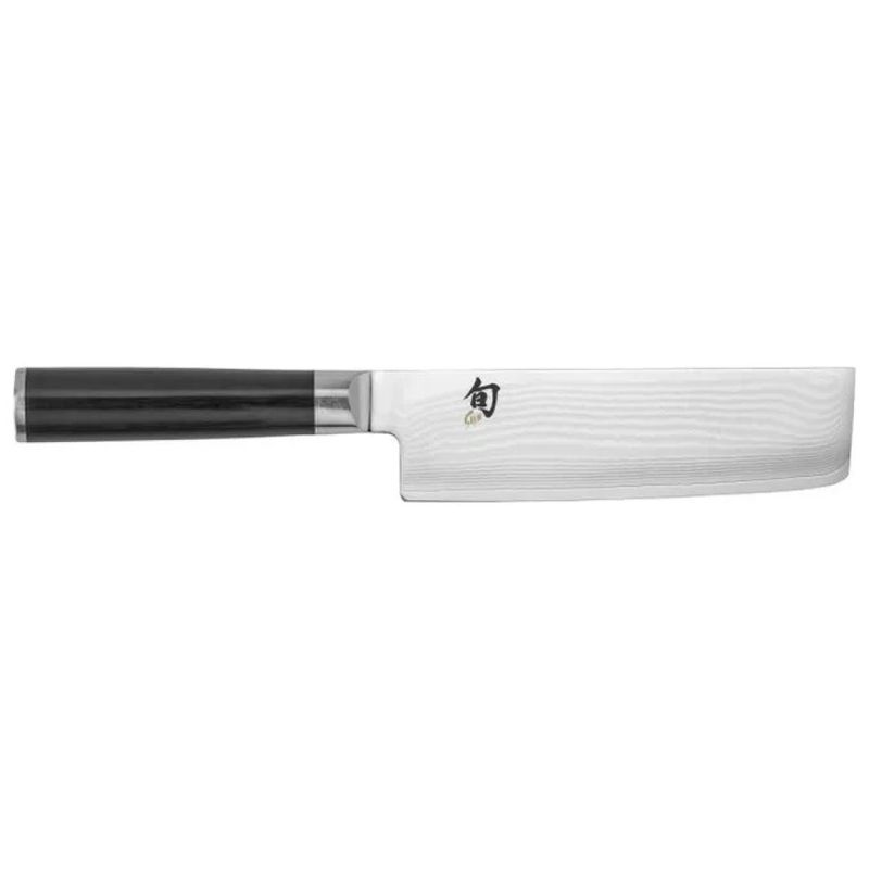 KAI DM0728 Shun Classic Coltello Nakiri per Verdure Lama Damasco VG-MAX 32 Strati 16,5 cm colore Nero