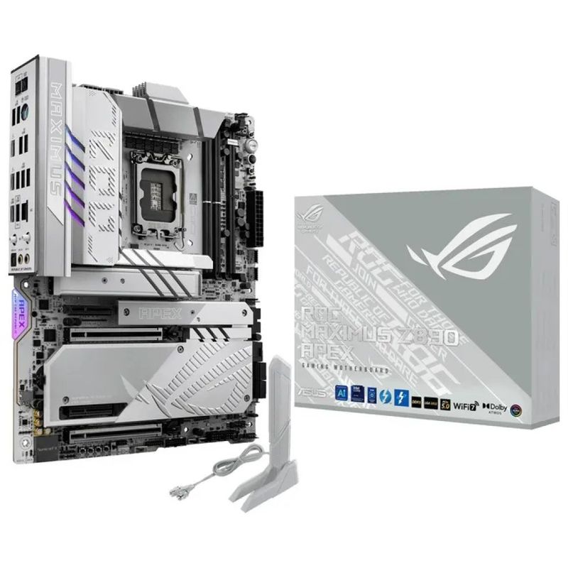 ASUS 90MB1IP0-M0EAY0 ROG Maximus Z890 Apex Scheda Madre ATX Intel LGA 1851 DDR5 Wi ASUS 90MB1IP0-M0EAY0 ROG Maximus Z890 Apex Scheda Madre ATX Intel LGA 1851 DDR5 Wi