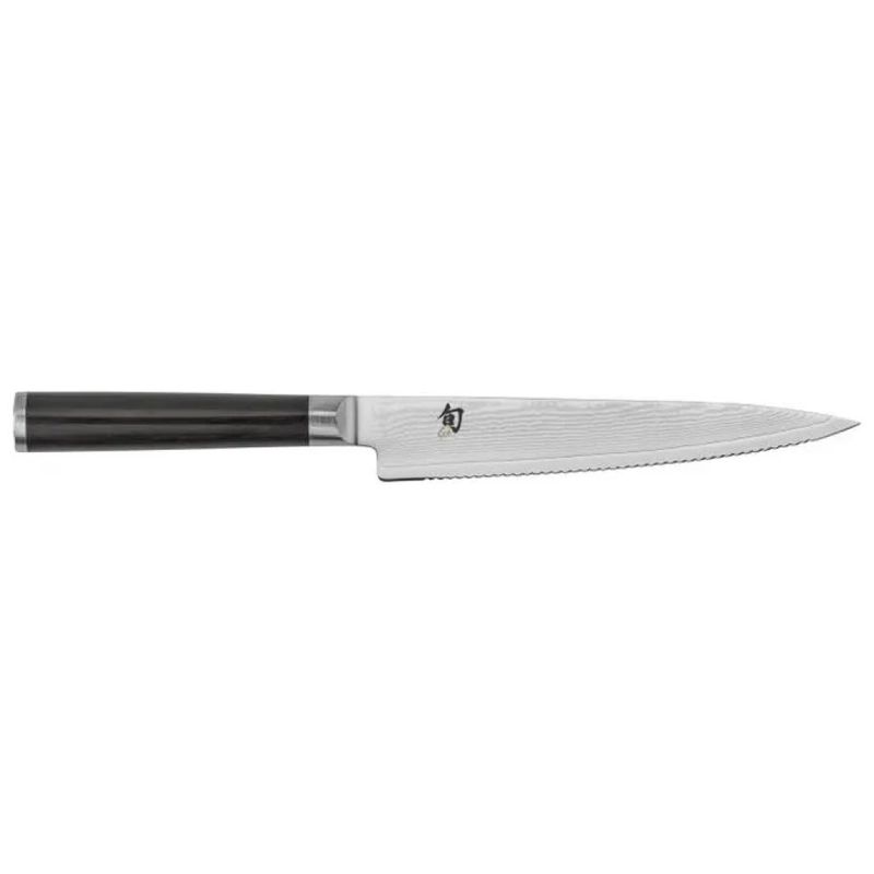 KAI Shun Classic DM0722 – Coltello da pomodoro damascato, lama 15 cm