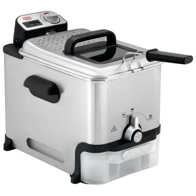 Tefal FR8041 Oleoclean Pro Friggitrice 3.5 L 2300 W Filtro Metallo Temperatura Regolabile colore Silver