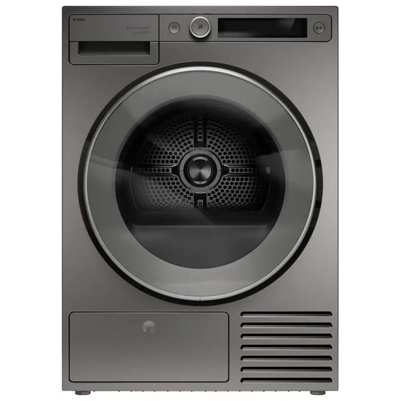 ASKO T509HRT Asciugatrice a Pompa di Calore 9 kg, Wi-Fi, Titanio