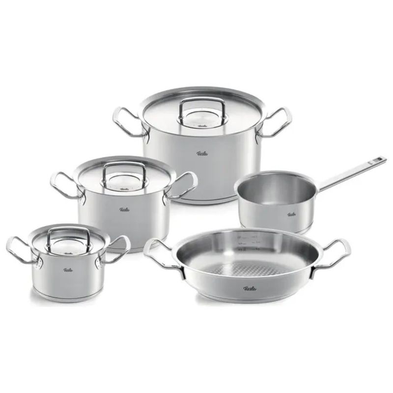 Fissler Original-Profi Collection – Set di 5 pentole in acciaio inox