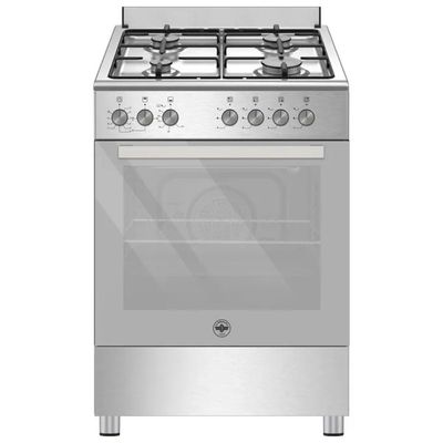 La Germania SE664GX24 Cucina a Gas 60 cm Inox, 4 Fuochi, Forno Ventilato 57 L La Germania SE664GX24 Cucina a Gas 60 cm Inox, 4 Fuochi, Forno Ventilato 57 L