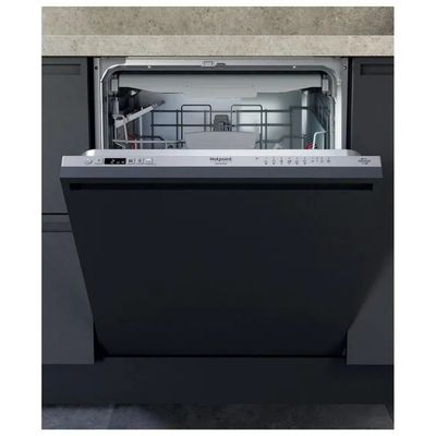 Hotpoint HA4IFD14B – Lavastoviglie da incasso 14 coperti, classe D, 46 dB, argento Hotpoint HA4IFD14B – Lavastoviglie da incasso 14 coperti, classe D, 46 dB, argento