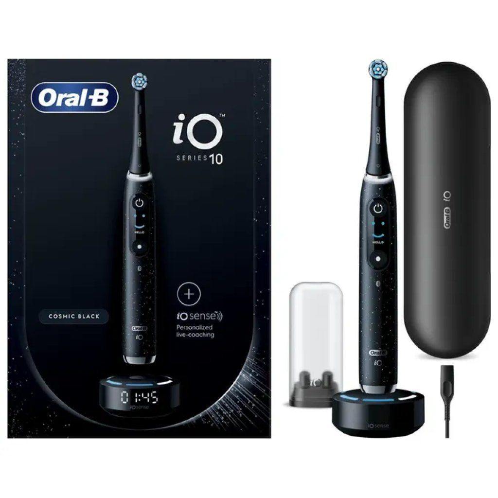 BRAUN Oral-B iO Series 10 Spazzolino Elettrico Nero BRAUN Oral-B iO Series 10 Spazzolino Elettrico Nero