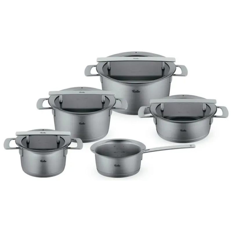 Fissler Phi Collection Set Pentole 5 Pezzi in Acciaio Inox 18/10