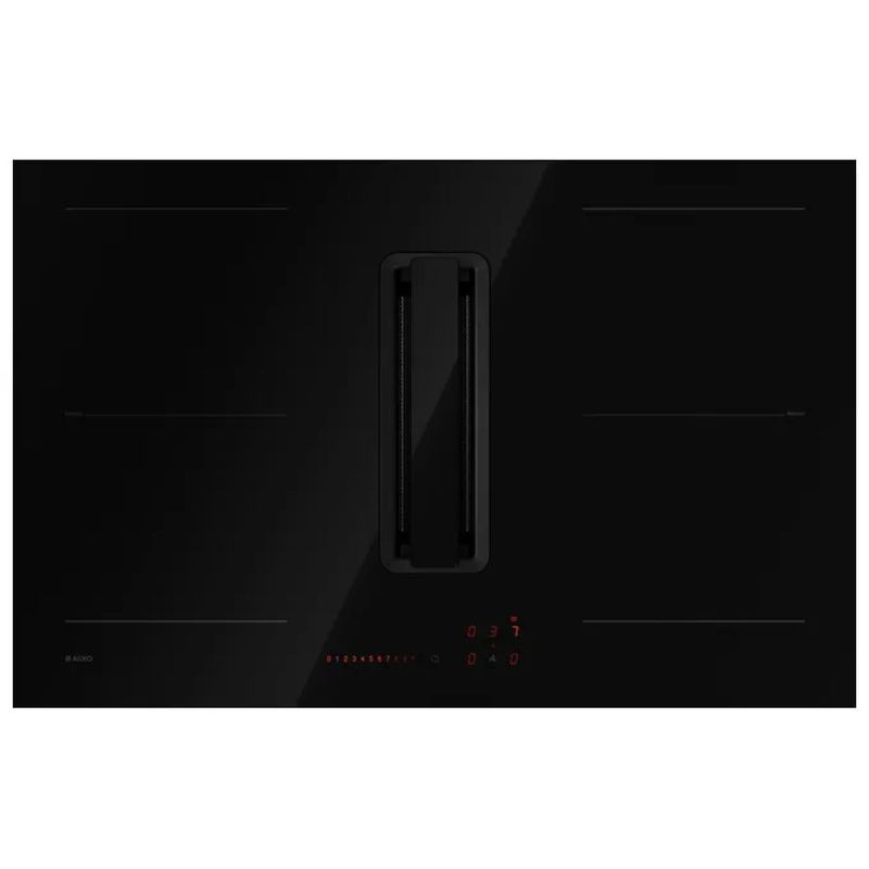 ASKO HIH3843FB1 Piano a Induzione 80 cm con Cappa Integrata, Nero