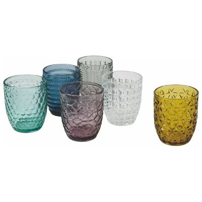 VDE TIVOLI 1996 Villa d’Este Tivoli Geometrie – Set 6 Bicchieri Acqua in Vetro, 300 ml
