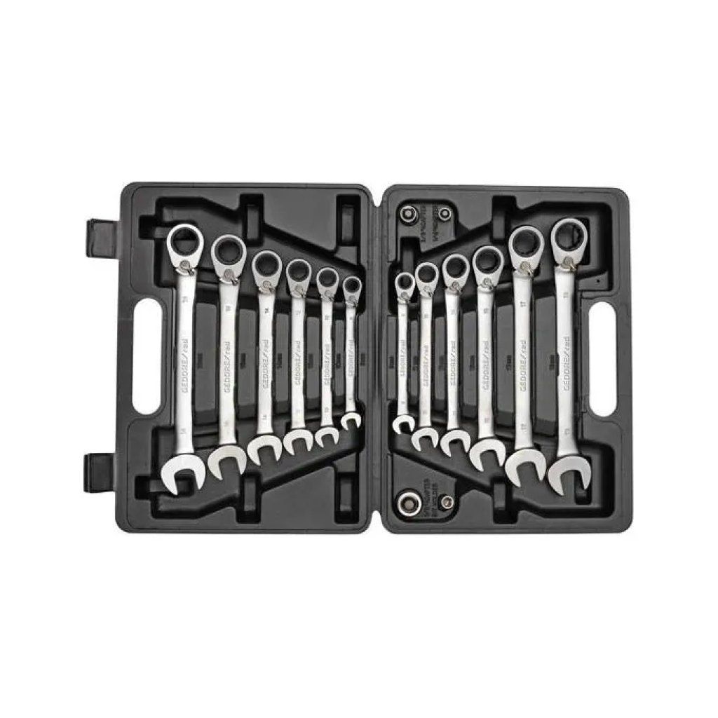 GEDORE RED 3300060 – Set di 16 chiavi combinate a cricchetto 8–19 mm GEDORE RED 3300060 – Set di 16 chiavi combinate a cricchetto 8–19 mm