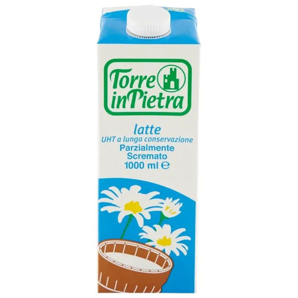 IRRITEC Torre in Pietra Latte UHT Parzialmente Scremato 1 L