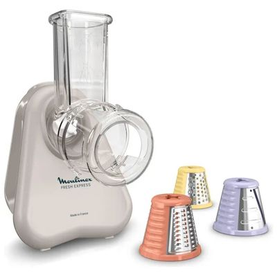 Moulinex Fresh Express DK853BE0 – Tagliaverdure elettrico 3 in 1, nero