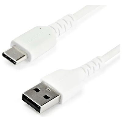 StarTech Cavo USB-A 2.0 a USB-C, 1 m, 15 W, 3 A, Bianco StarTech Cavo USB-A 2.0 a USB-C, 1 m, 15 W, 3 A, Bianco
