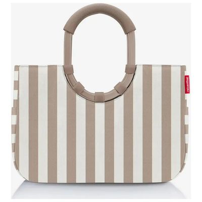 Reisenthel Loopshopper M – Borsa shopper Summerstripes Coffee