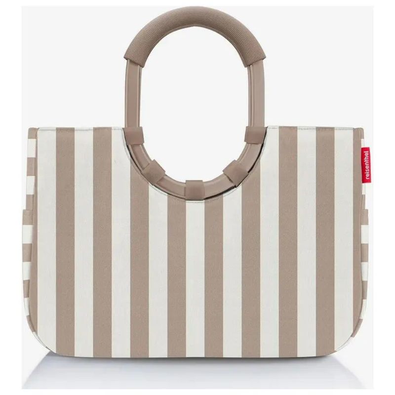 Reisenthel Loopshopper M – Borsa shopper Summerstripes Coffee