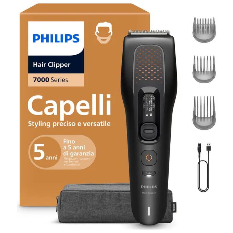 Philips Serie 7000 HC7722/15 Regolacapelli Nero