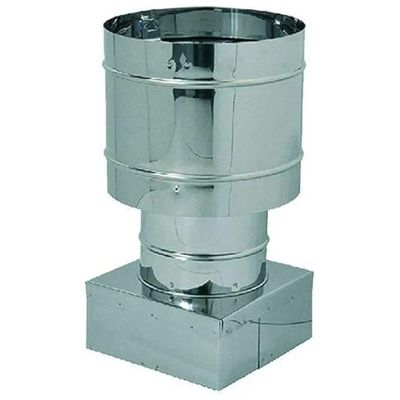 KASART Fumaiolo Quattro Venti in Acciaio Inox AISI 304, 32 x 32 cm KASART Fumaiolo Quattro Venti in Acciaio Inox AISI 304, 32 x 32 cm