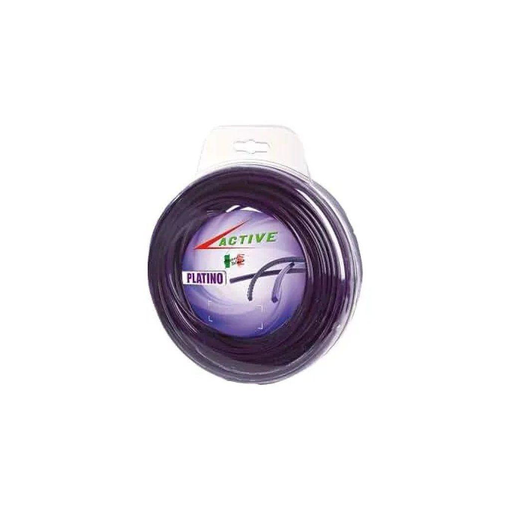 ACTIVE Platino filo seghettato per decespugliatore 3,3 mm – bobina 194 m