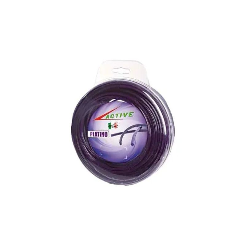 ACTIVE Platino filo seghettato per decespugliatore 3,3 mm – bobina 194 m
