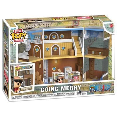 Funko Bitty Pop! One Piece Going Merry Playset con 2 Mini Figure
