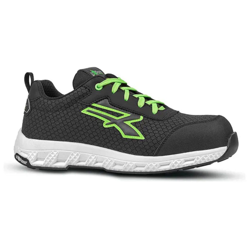 U-Power Mitch ESD Scarpe Antinfortunistiche – Nero, Verde e Bianco, Taglia 38 U-Power Mitch ESD Scarpe Antinfortunistiche – Nero, Verde e Bianco, Taglia 38