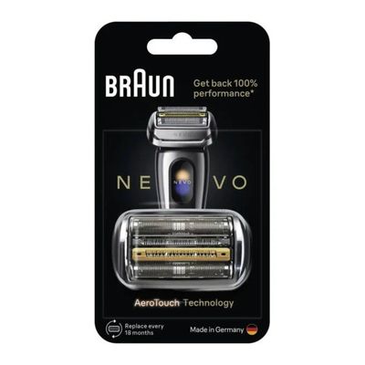 Braun 921824 NEVO Testina di Ricambio per Rasoio 250 Lame Affilate Tecnologia AeroTouch Facile da