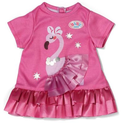 MGA BABY born 839423 – Vestito rosa con fenicottero per bambole da 43 cm