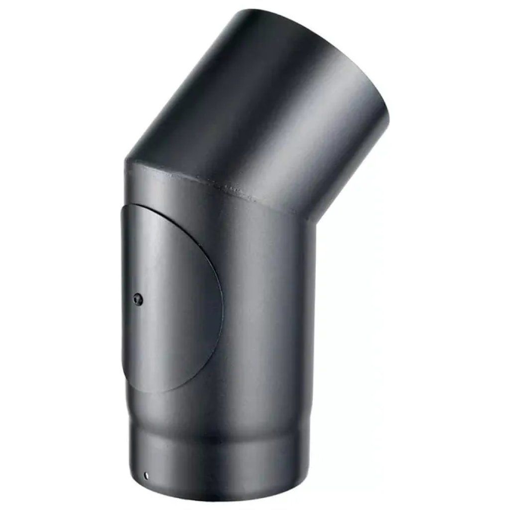 KASART Gomito a 90° per Canna Fumaria 120 mm con Ispezione